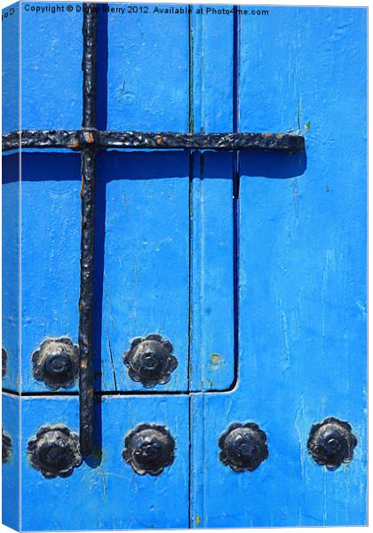 Blue door Canvas Print by Digby Merry