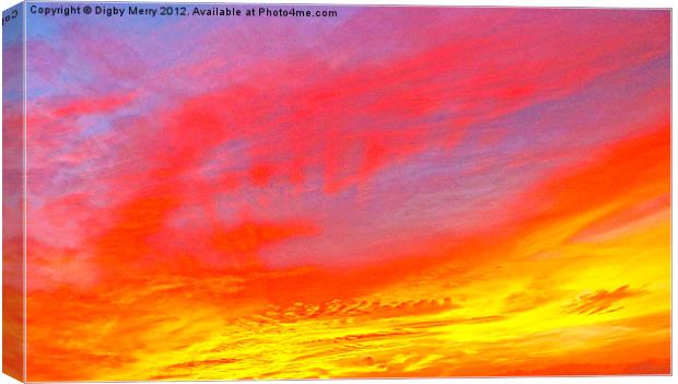 Sunset Canvas Print by Digby Merry