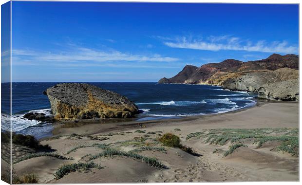 Playa de Monsul Canvas Print by Digby Merry