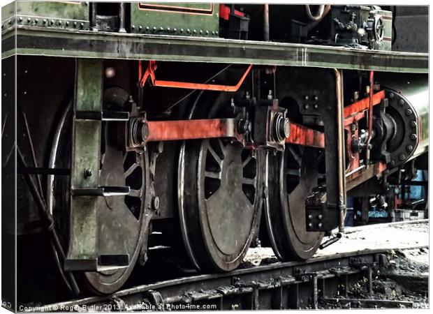 Workhorse at Rest Canvas Print by Roger Butler