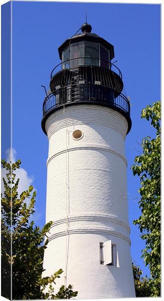 Key West, Florida: Lighthouse Canvas Print by Mikaela Fox