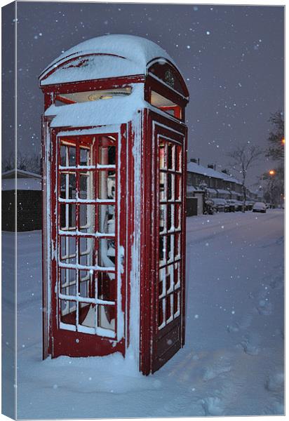 phonebox Canvas Print by cairis hickey