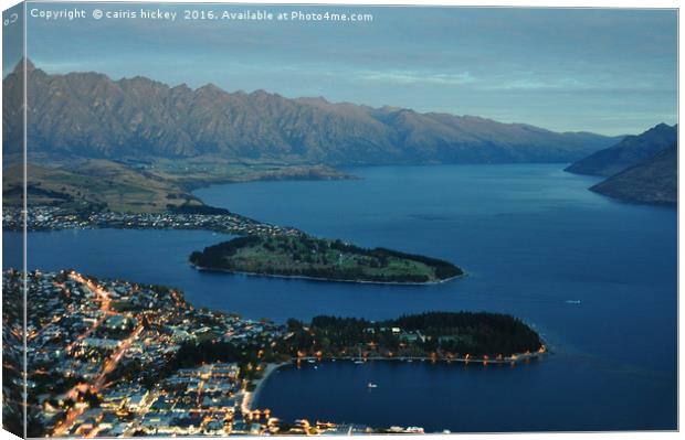 Queenstown nights Canvas Print by cairis hickey