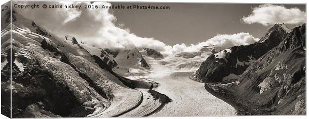 New Zealand Glacier Canvas Print by cairis hickey