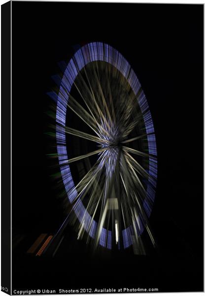 Ferris Wheel Canvas Print by Urban Shooters PistolasUrbanas!