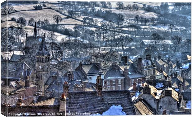 Wirksworth Canvas Print by Alison Streets