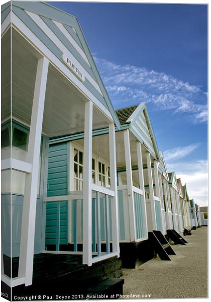 Southwold By The Sea Canvas Print by Paul Boyce