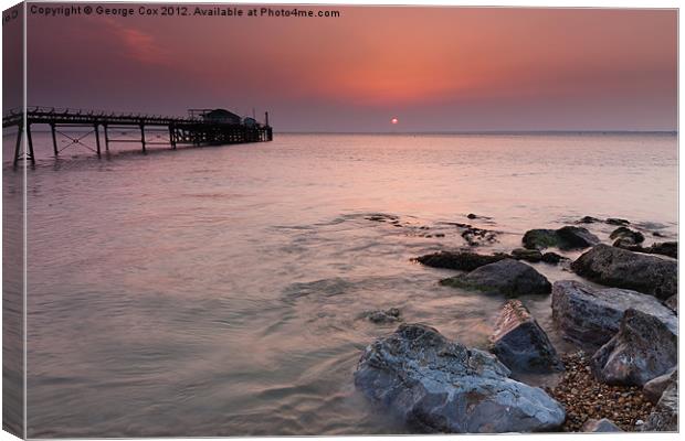 Sunset atTotland Canvas Print by George Cox