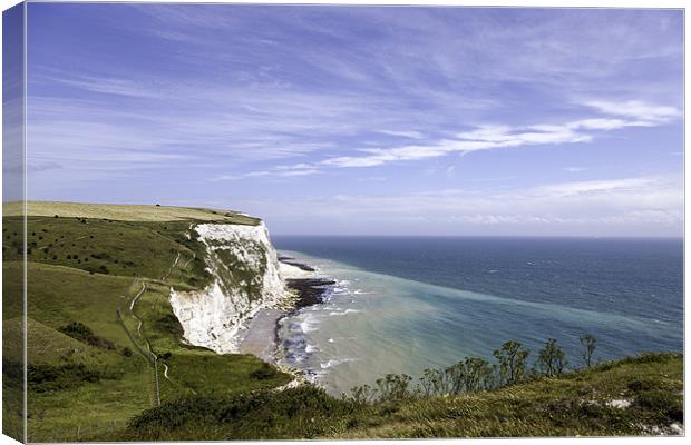 White Cliffs of Dover Canvas Print by George Cox