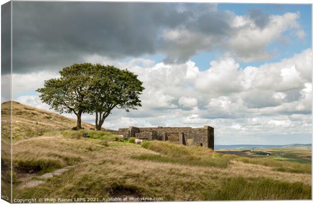 Top Withins on Haworth Moor Canvas Print by Philip Baines