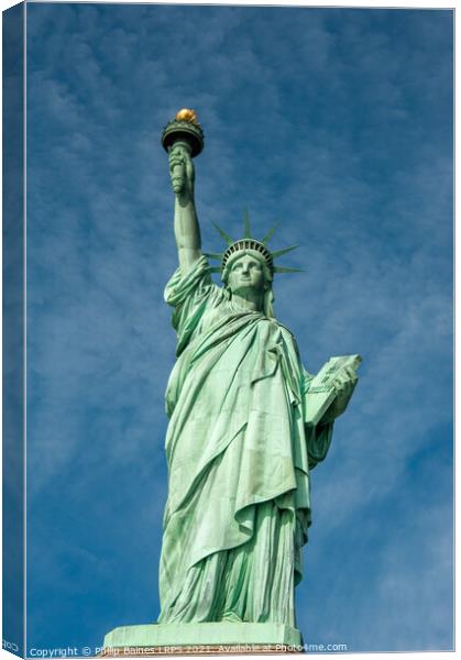 Statue of Liberty Canvas Print by Philip Baines