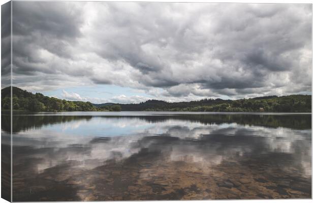 Loch Drunkie - Scotland Landscape Photography Canvas Print by Henry Clayton