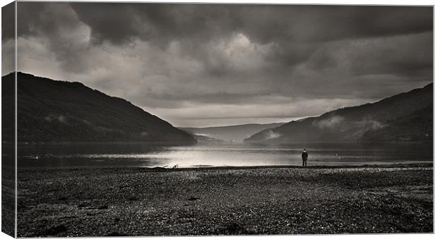 Tranquil Loch Long Canvas Print by Paul Holman Photography