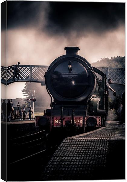 The Train at Platform 2 Canvas Print by Paul Holman Photography