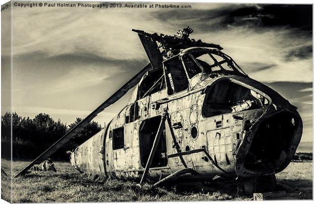 Westland Wessex Canvas Print by Paul Holman Photography
