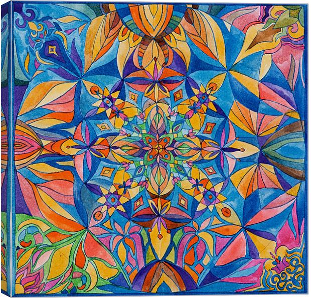 Mandala Canvas Print by Ruta Dumalakaite