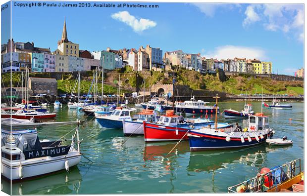 Tenby Canvas Print by Paula J James