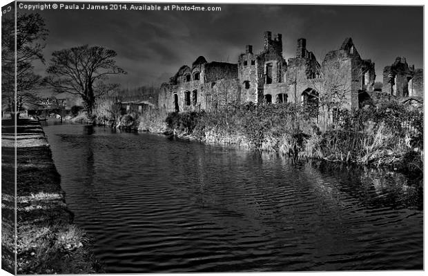 Neath Abbey Canvas Print by Paula J James