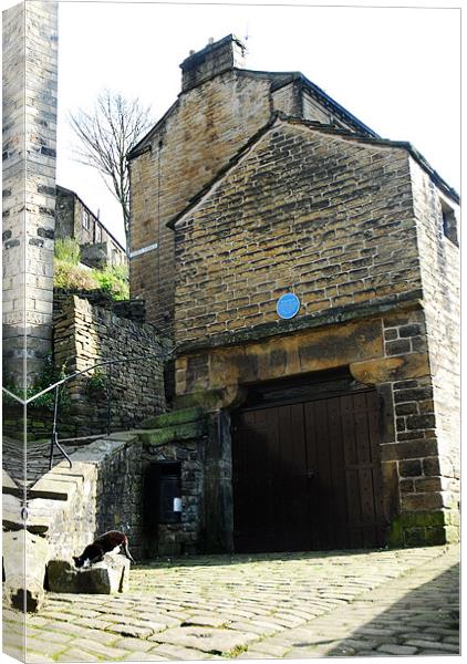 The old Jailhouse in Holmfirth Canvas Print by JEAN FITZHUGH