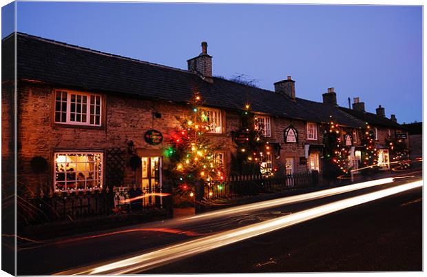 Christmas in Castleton Canvas Print by JEAN FITZHUGH