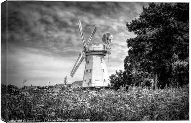 Upminster Windmill  Canvas Print by David Pyatt