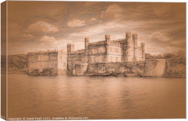Leeds Castle da Vinci Canvas Print by David Pyatt