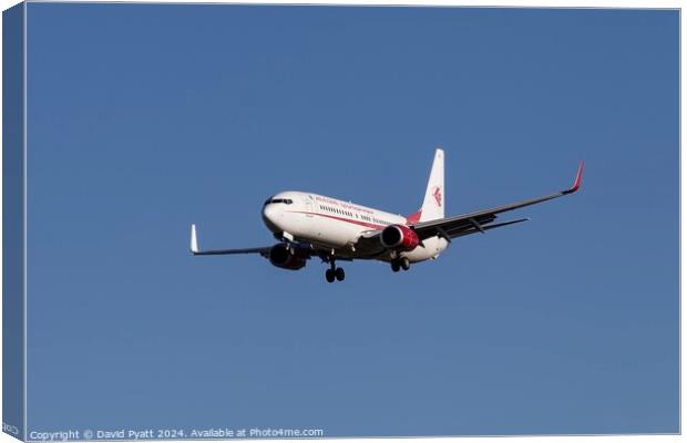 Air Algerie Boeing 737 Canvas Print by David Pyatt