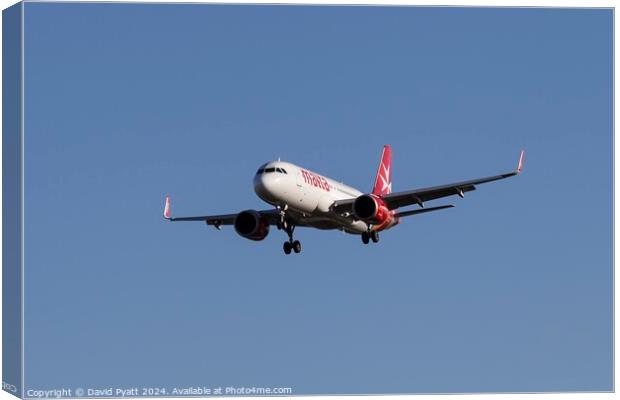 Air Malta Airbus A320-251 Canvas Print by David Pyatt