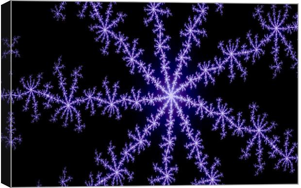 Snowflake art Canvas Print by David Pyatt