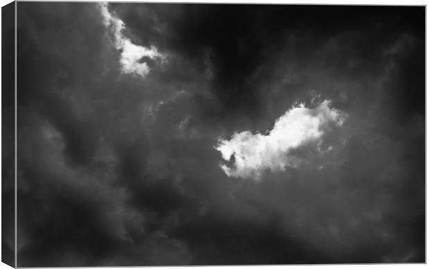 Storm Clouds over England Canvas Print by David Pyatt