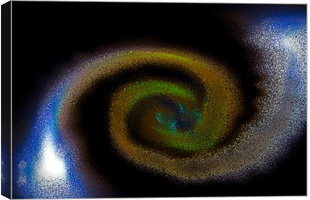Swirl Abstract Canvas Print by David Pyatt