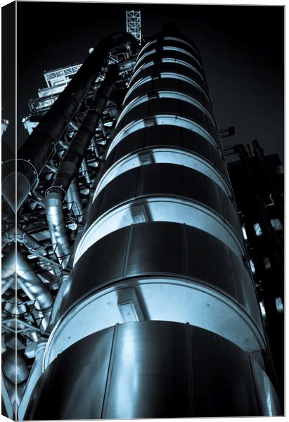 Lloyds Building London Canvas Print by David Pyatt