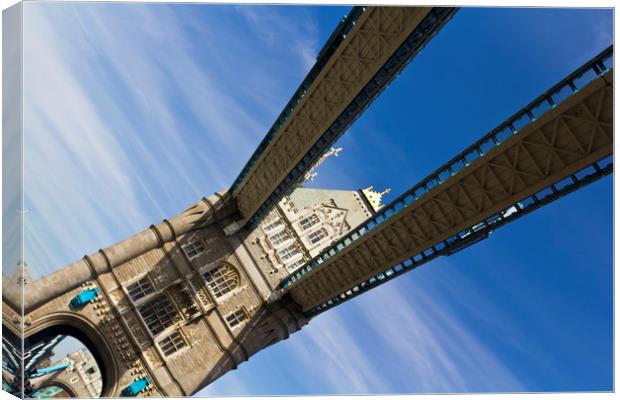 Tower Bridge London Canvas Print by David Pyatt