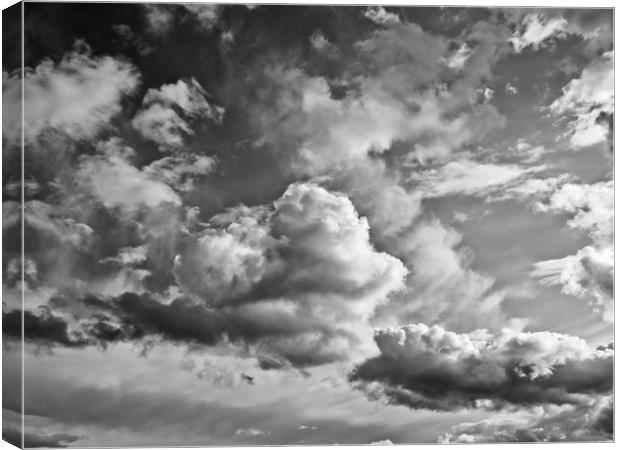 In The Clouds Canvas Print by David Pyatt