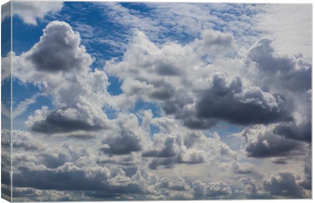  Heavenly Clouds over England Canvas Print by David Pyatt