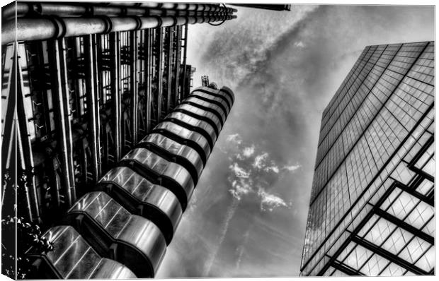 Lloyd's and the Cheese Grater  Canvas Print by David Pyatt