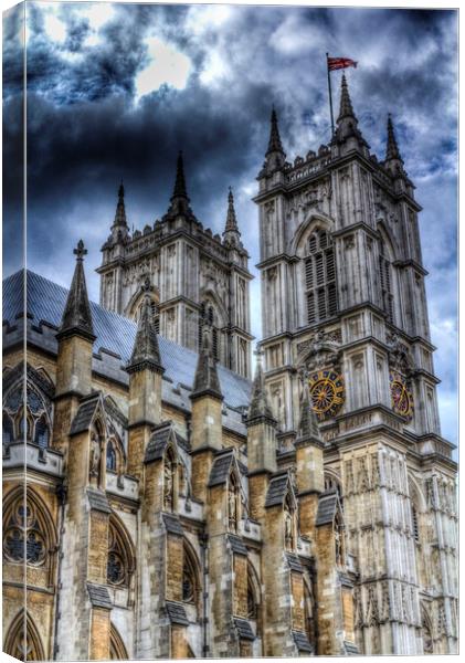 Westminster Abbey London Canvas Print by David Pyatt