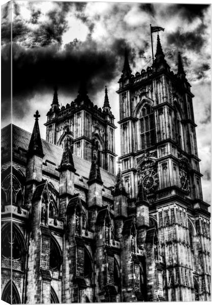  Westminster Abbey London Canvas Print by David Pyatt