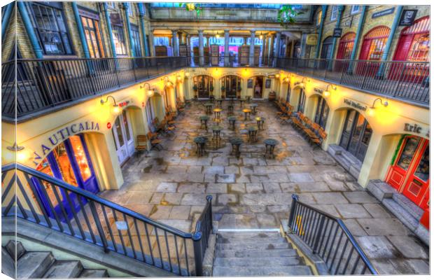 Covent Garden London View Canvas Print by David Pyatt