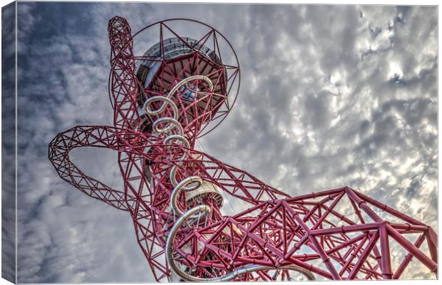 The Arcelormittal Orbit  Canvas Print by David Pyatt