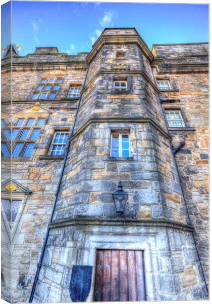 Edinburgh Castle Scotland Canvas Print by David Pyatt