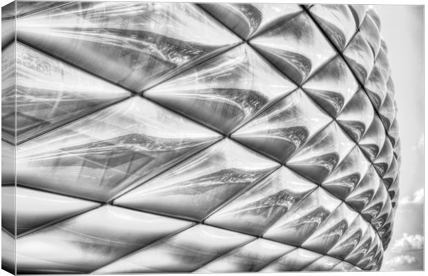 Allianz Arena Abstract Canvas Print by David Pyatt