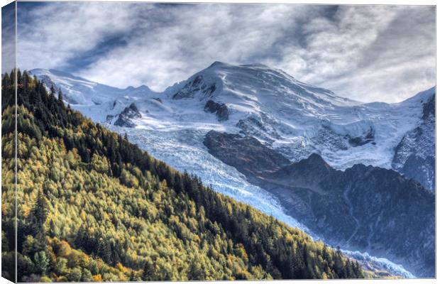 Mont Blanc Canvas Print by David Pyatt