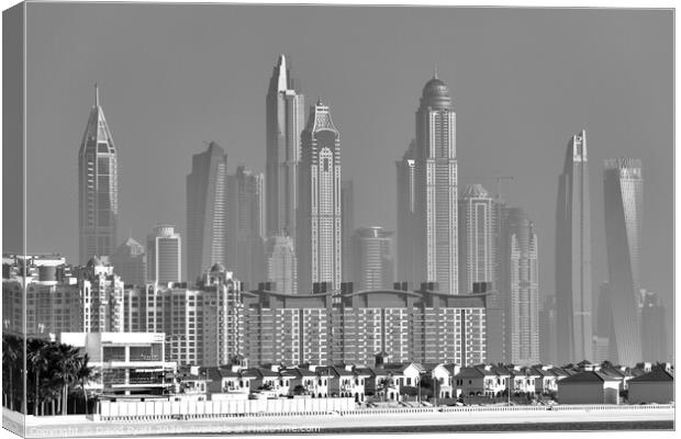 Dubai Architecture  Canvas Print by David Pyatt