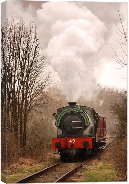 Tanfield Express Canvas Print by eric carpenter
