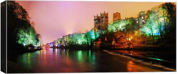 Durham lumiere panorama Canvas Print by eric carpenter