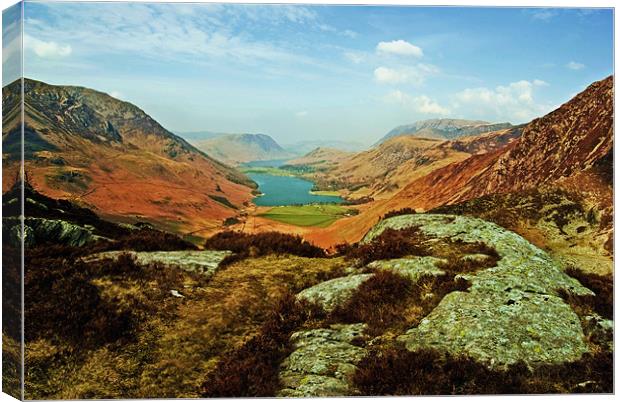 Buttermere Lake district Canvas Print by eric carpenter