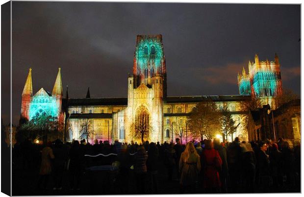 Durham Catherdral Colours Canvas Print by eric carpenter