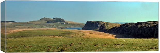 Steel Rigg Panorama Canvas Print by eric carpenter