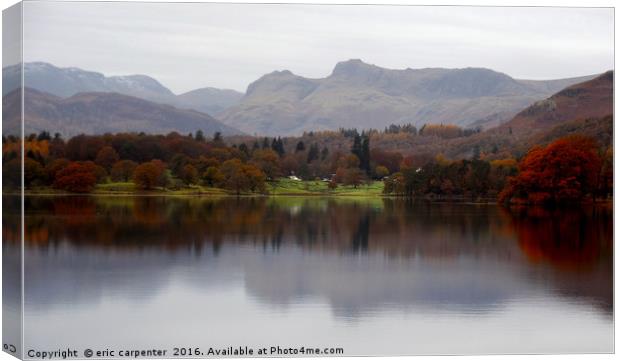           Langdale View Canvas Print by eric carpenter